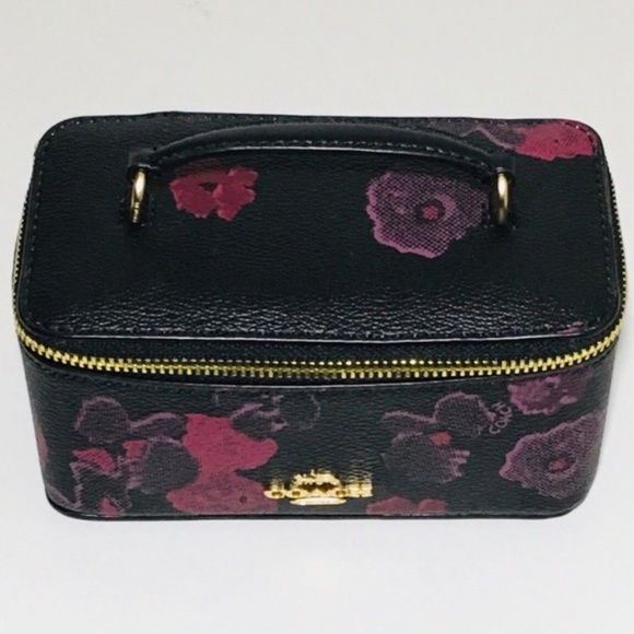 Coach F38638 Cosmetic Jewelry Vanity Case Leather - Picture 2 of 3